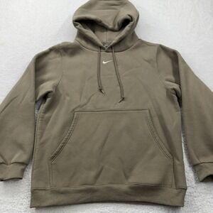 Nike Hoodie Womens Large Brown Pullover Long Sleeve Sweatshirt Casual Activewear